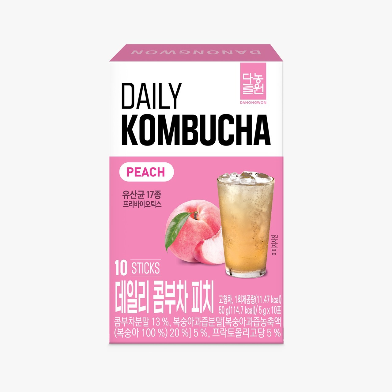 DAILY KOMBUCHA PEACH 10ST 50GM