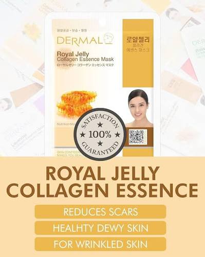 DERMAL ROYAL JELLY COLLAGEN ESSENCE MASK