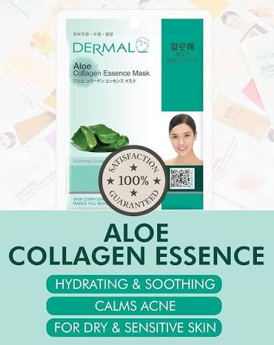 DERMAL ALOE COLLAGEN ESSENCE MASK