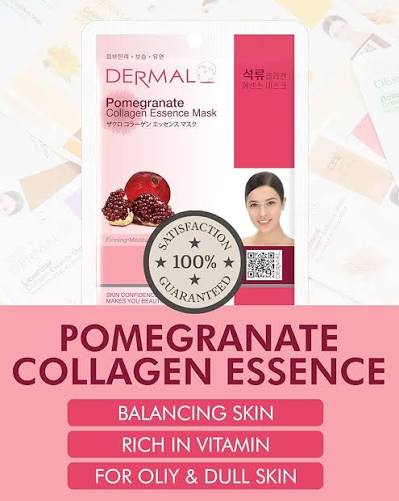 DERMAL POMEGRANATE COLLAGEN ESSENCE MASK
