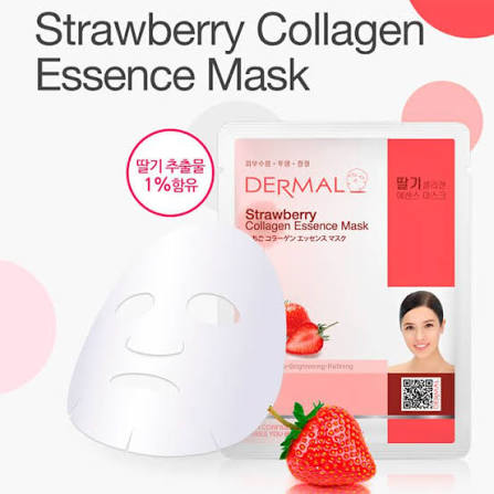 DERMAL STRAWBERRY COLLAGEN ESSENCE MASK