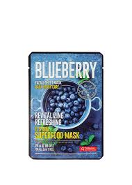 DERMAL BLUEBERRY FACIAL DAILY FRESH CARE MASK25G