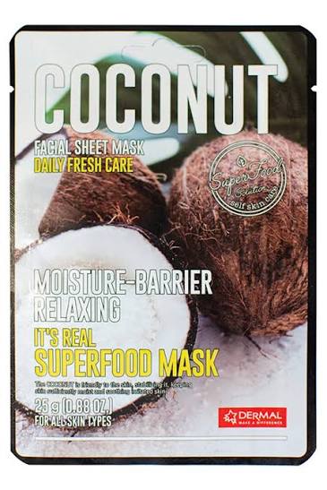 DERMAL COCONUT FACIAL DALIY FRESH CARE MASK 25G