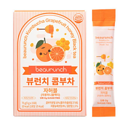 KOMBUCHA GRAPEFRUIT HONEY BLACK TEA 75G