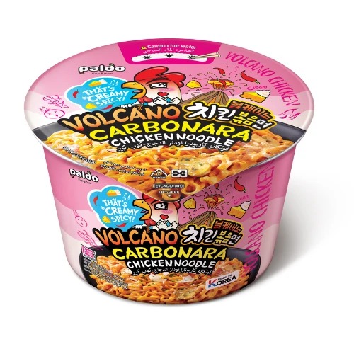 Volcano chicken ramen cup