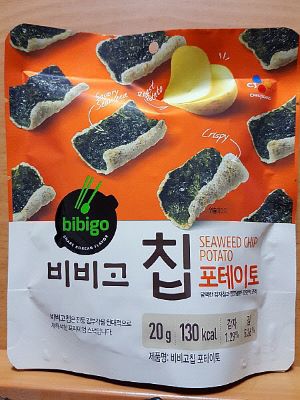 BIBIGO SEAWEED POTATO CHIP رقاقة بطاطس بيبيجو بالأعشاب البحرية