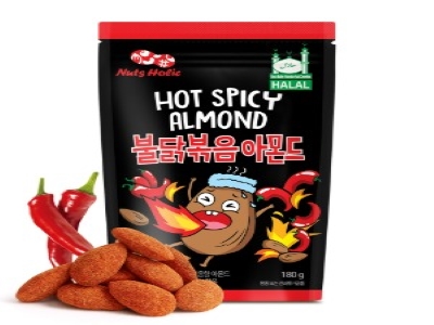 HOT& SPICY ALMOND  180G HALAL