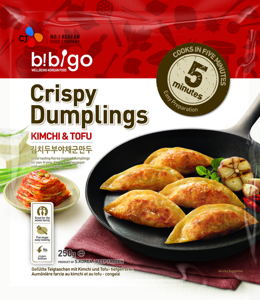 Kimchi Tofu Veg Dumplings